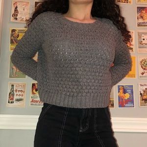 Grey Knit Sweater